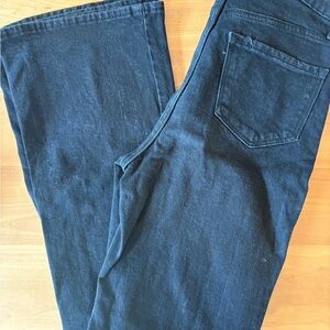 Old Navy High-Rise Flare Jeans in Dark Blue